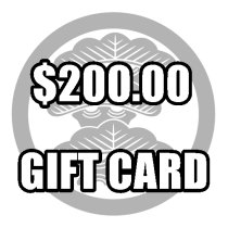 MATSU BUDOGU Gift Card ($200)