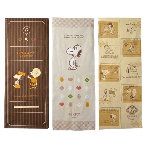 JAPANESE TENUGUI [SNOOPY CHOCOLATE]