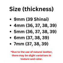 LEATHER TSUBA for SHINAI