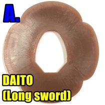 BOKUTO TSUBA (P-tsuba)