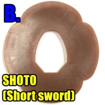 BOKUTO TSUBA (P-tsuba)